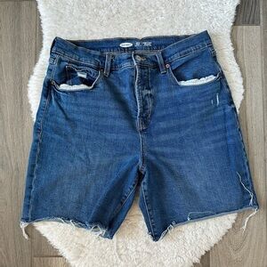 Old Navy jean sky- hi shorts size 14